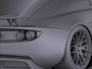 Hennessey Venom GT 2012 vray 3D Model