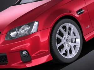 Holden Commodore 2011 Sedan vray 3D Model