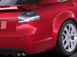 Holden Commodore 2011 Sedan vray 3D Model
