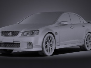 Holden Commodore 2011 Sedan vray 3D Model