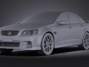 Holden Commodore 2011 Sedan vray 3D Model