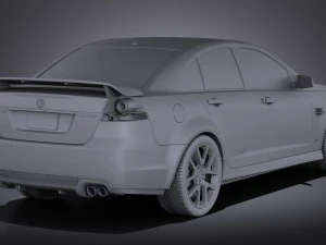 Holden Commodore 2011 Sedan vray 3D Model