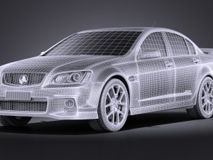 Holden Commodore 2011 Sedan vray 3D Model