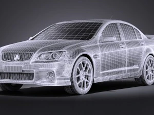 Holden Commodore 2011 Sedan vray 3D Model