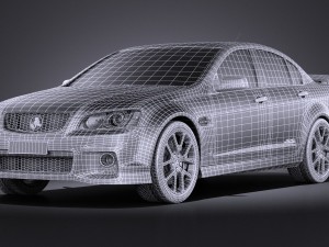 Holden Commodore 2011 Sedan vray 3D Model