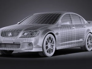 Holden Commodore 2011 Sedan vray 3D Model