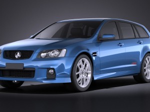 Holden ve ii commodore sportwagon ssv 2011 vray 3D Model
