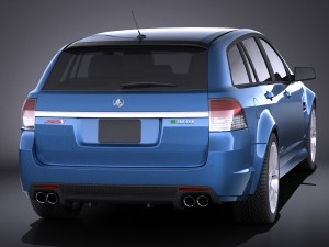 Holden VE II Commodore Sportwagon SSV 2011 vray 3D Model