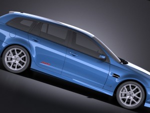 Holden VE II Commodore Sportwagon SSV 2011 vray 3D Model
