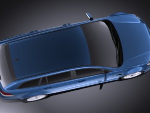 Holden VE II Commodore Sportwagon SSV 2011 vray 3D Model