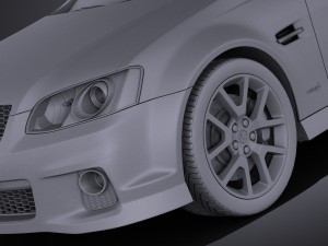 Holden VE II Commodore Sportwagon SSV 2011 vray 3D Model