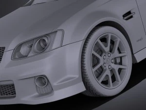 Holden VE II Commodore Sportwagon SSV 2011 vray 3D Model