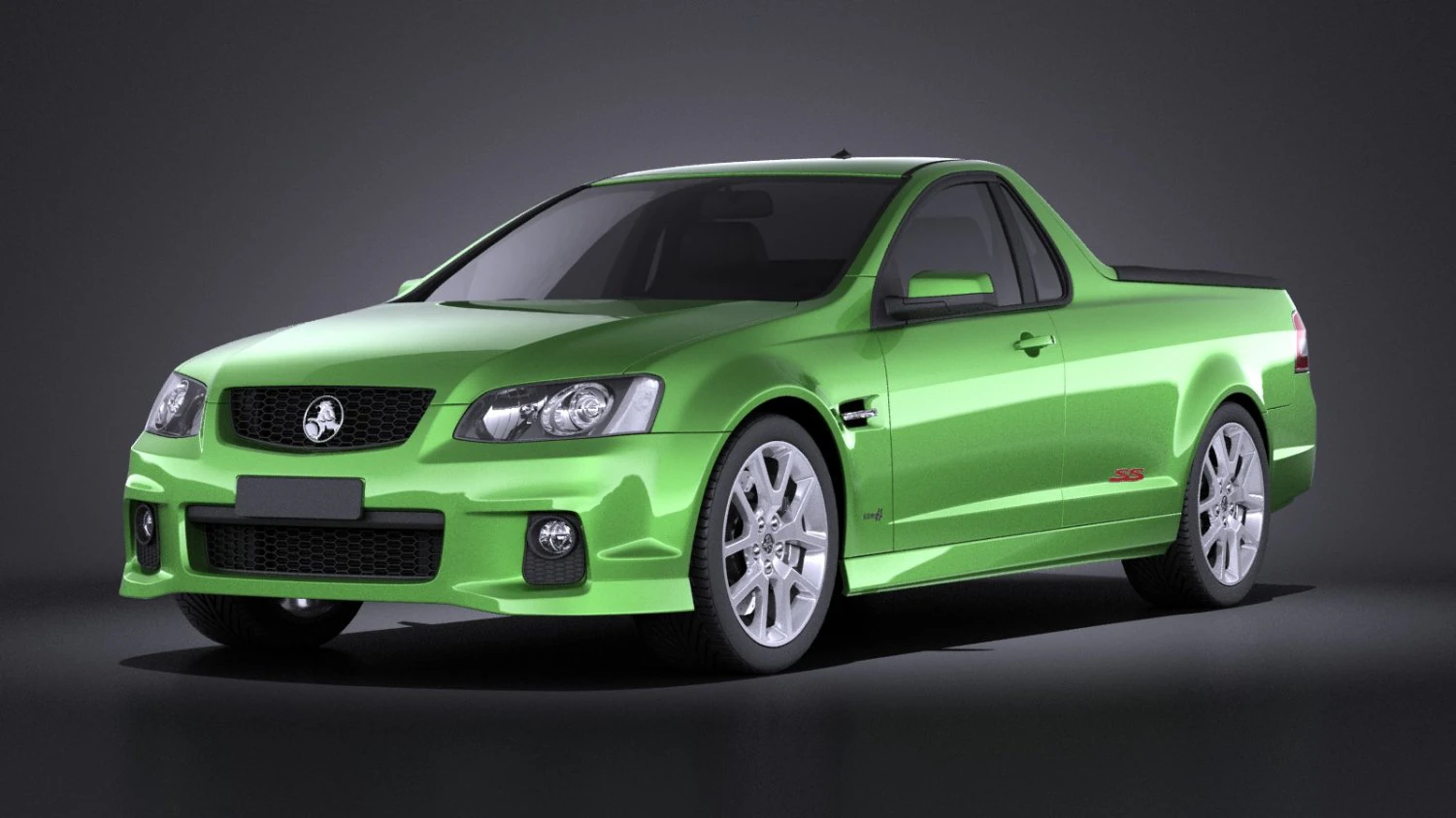Holden VE II Commodore Ute SSV 2011 vray 3D Model .c4d .max .obj .3ds .fbx .stl .blend 
