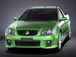 Holden VE II Commodore Ute SSV 2011 vray 3D-Modell