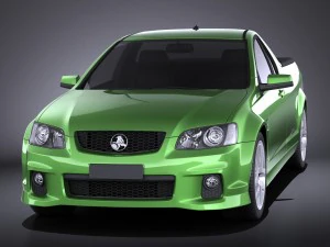 Holden VE II Commodore Ute SSV 2011 vray 3D Model