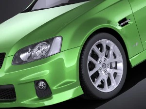 Holden VE II Commodore Ute SSV 2011 vray 3D Model