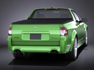 Holden VE II Commodore Ute SSV 2011 vray 3D Model