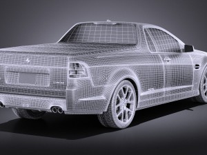 Holden VE II Commodore Ute SSV 2011 vray 3D-Modell