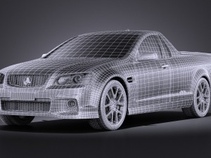 Holden VE II Commodore Ute SSV 2011 vray 3D-Modell