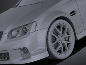 Holden VE II Commodore Ute SSV 2011 vray 3D Model