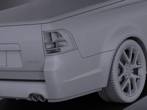 Holden VE II Commodore Ute SSV 2011 vray 3D Model