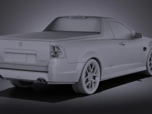 Holden VE II Commodore Ute SSV 2011 vray 3D Model