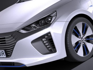 Hyundai Ioniq 2017 Modelo 3D