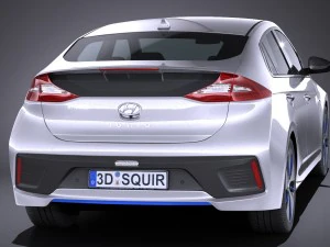 Hyundai Ioniq 2017 3D Model