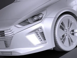 Hyundai Ioniq 2017 3D Model