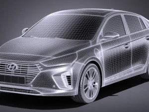 Hyundai Ioniq 2017 Modelo 3D