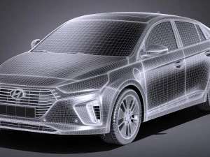 Hyundai Ioniq 2017 3D Model