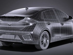 Hyundai Ioniq 2017 3D Model