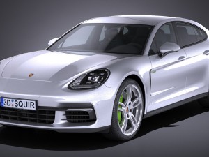 Porsche Panamera 4 E-hybrid 2017 3Dモデル