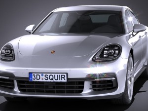 Porsche Panamera 4 E-hybrid 2017 3D 模型