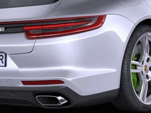 Porsche Panamera 4 E-hybrid 2017 3D Model