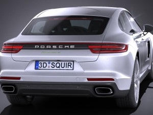 Porsche Panamera 4 E-hybrid 2017 3D 模型