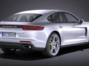Porsche Panamera 4 E-hybrid 2017 3D Model
