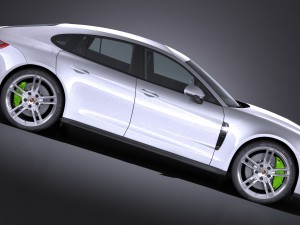 Porsche Panamera 4 E-hybrid 2017 3D 模型