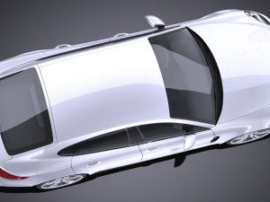 Porsche Panamera 4 E-hybrid 2017 3D 模型