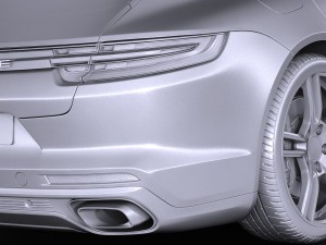 Porsche Panamera 4 E-hybrid 2017 3D 模型