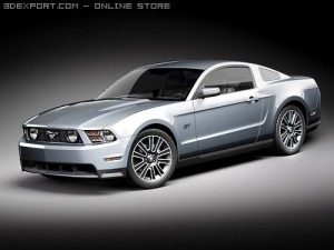 Mustang GT 2010 Modelo 3D