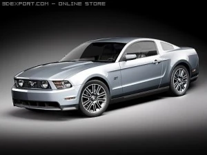 Mustang GT 2010 3D Model