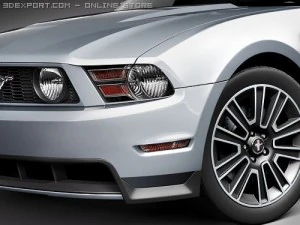 Mustang GT 2010 3D Model