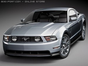Mustang GT 2010 Modelo 3D
