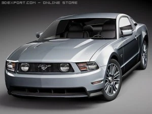 Mustang GT 2010 3D Model