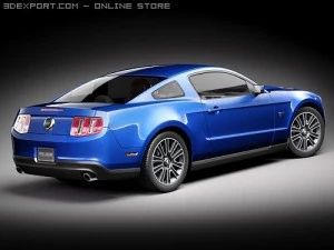 Mustang GT 2010 3D Model