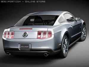 Mustang GT 2010 3D Model
