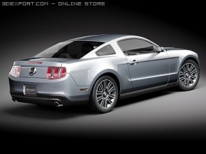 Mustang GT 2010 Modelo 3D