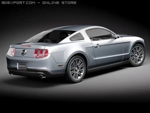 Mustang GT 2010 3D Model