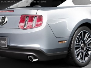 Mustang GT 2010 Modelo 3D